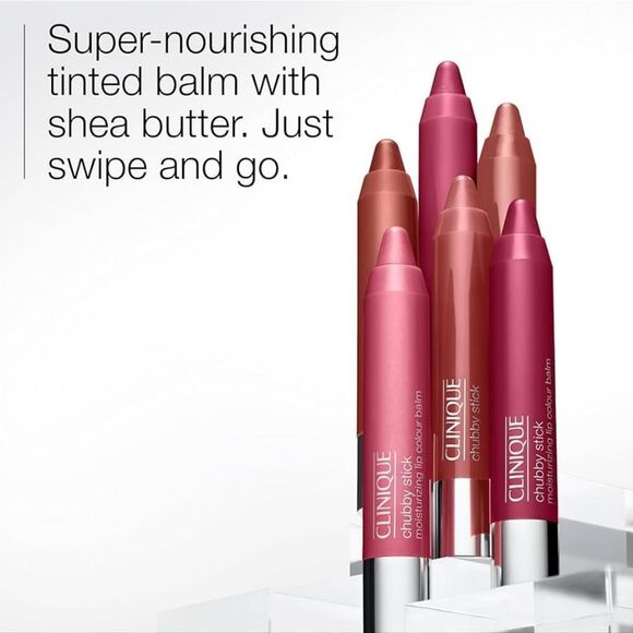 Clinque Chubby Stick in Curviest Caramel Tinted Lip Balm (Nude) - Picture 10 of 17